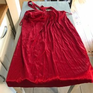 Red Silk Banana Republic Cocktail Baby
